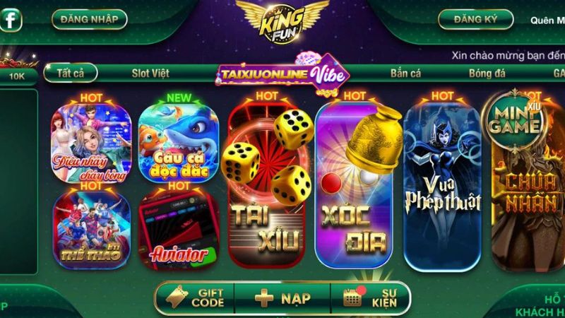 web cá cược tài xỉu Kingfun