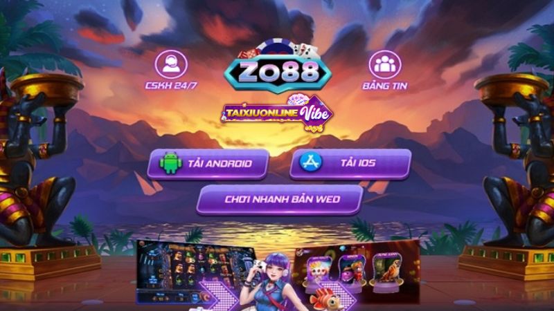 cổng game đổi thưởng Zo88